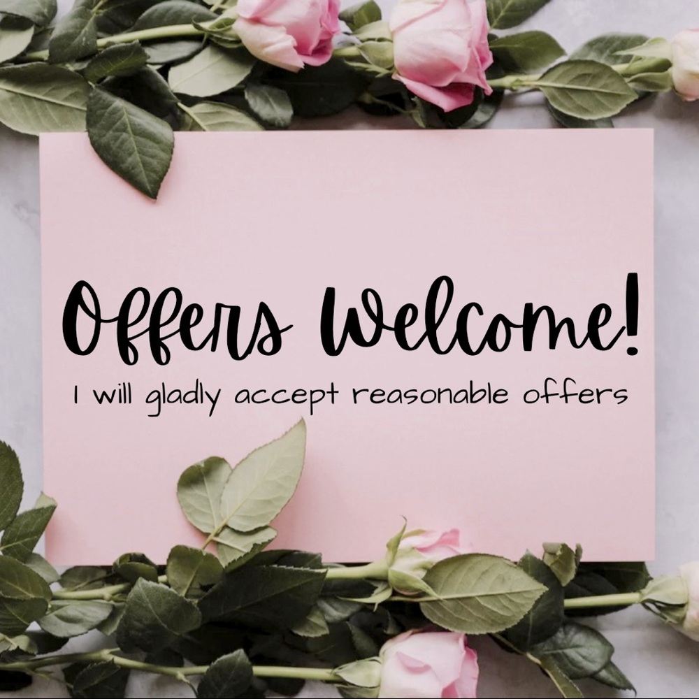 🤍 OFFERS ALWAYS WELCOME 🤍